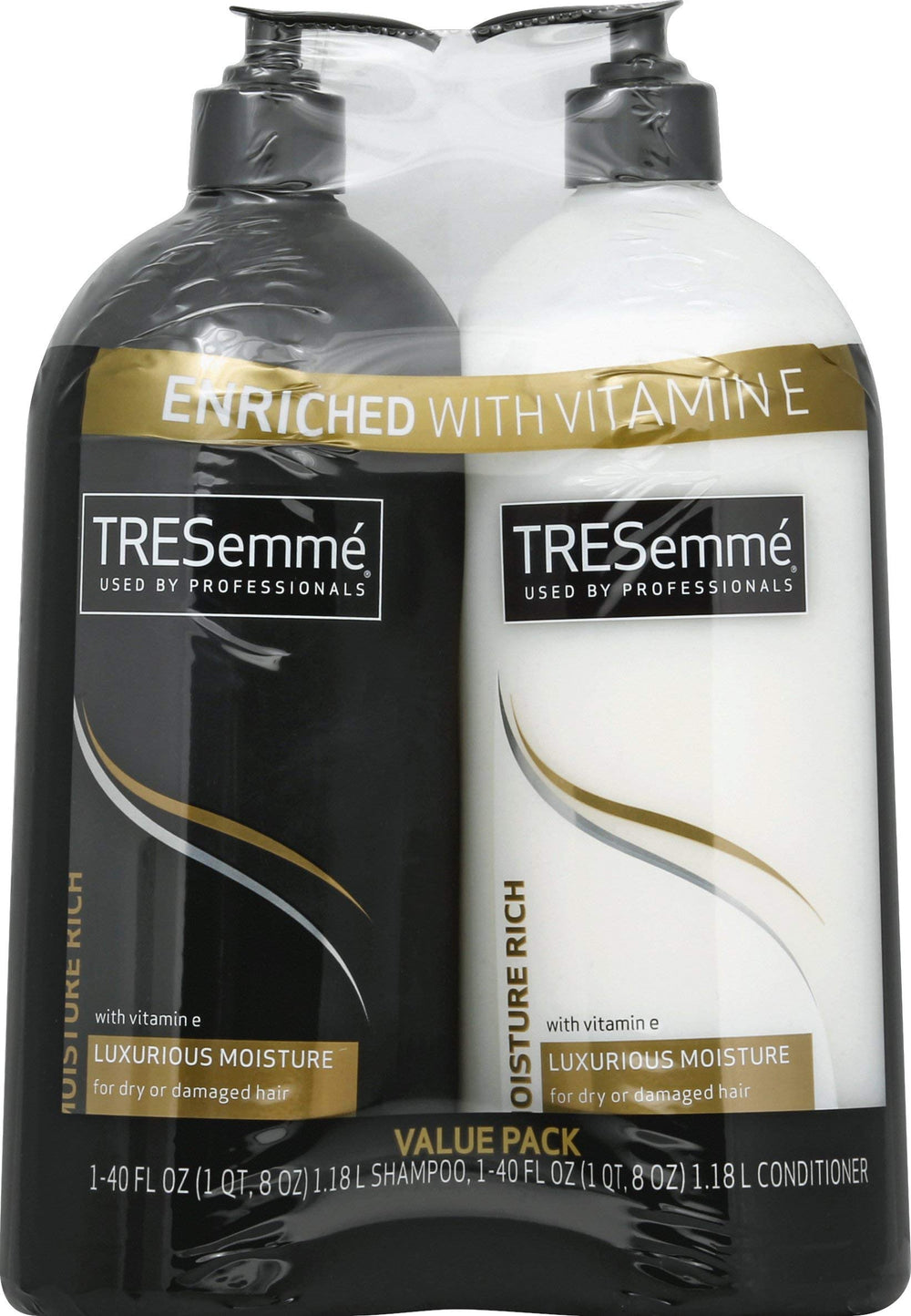 Pack TRESemmé Shampoing et Après-shampoing hydratants pour cheveux hydratés et brillants