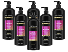 Shampooing TRESemmé 24h volume en bouteille, offre corps durable et douceur.
