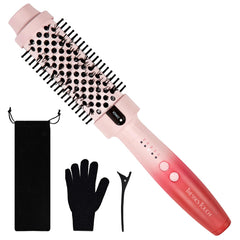 Brosse thermique Tresses Touch avec baril ceramique 1,5 pouce pour boucles volumineuses.