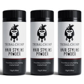 Poudre de styling Tribal Chimp – bouteille compacte pour utilisation facile et durable.
