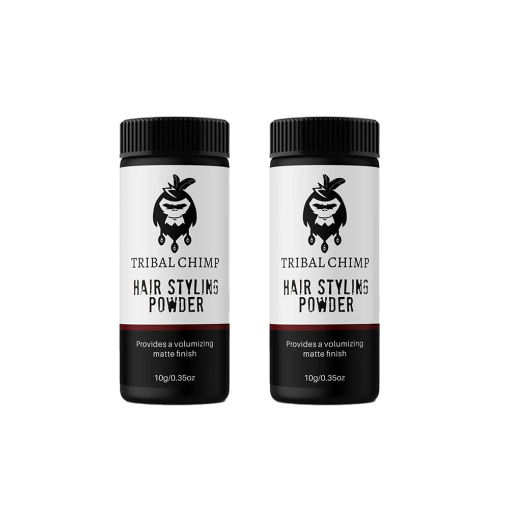 Poudre de coiffage Tribal Chimp – flacon, volume instantané sans gras pour tous types de cheveux