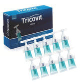 Tricovit Forte ampoules application cuir chevelu favorise équilibre du sébum.