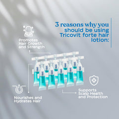 Tricovit Forte régulation du sébum sur le cuir chevelu pour un équilibre durable.