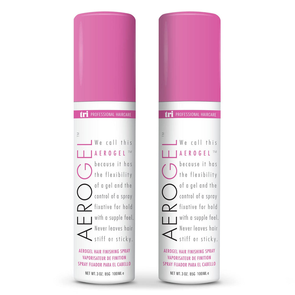 TRIDESIGN Aerogel Hairspray : bouteille compacte, tenue légère adaptée au voyage