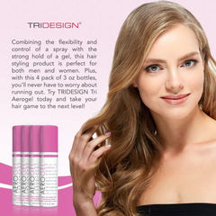 TRI Design Aerogel, brillance et volume, sans résidu gras