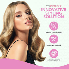 TRI Design Aerogel tenue flexible qui convient aux cheveux texturés et dynamiques.