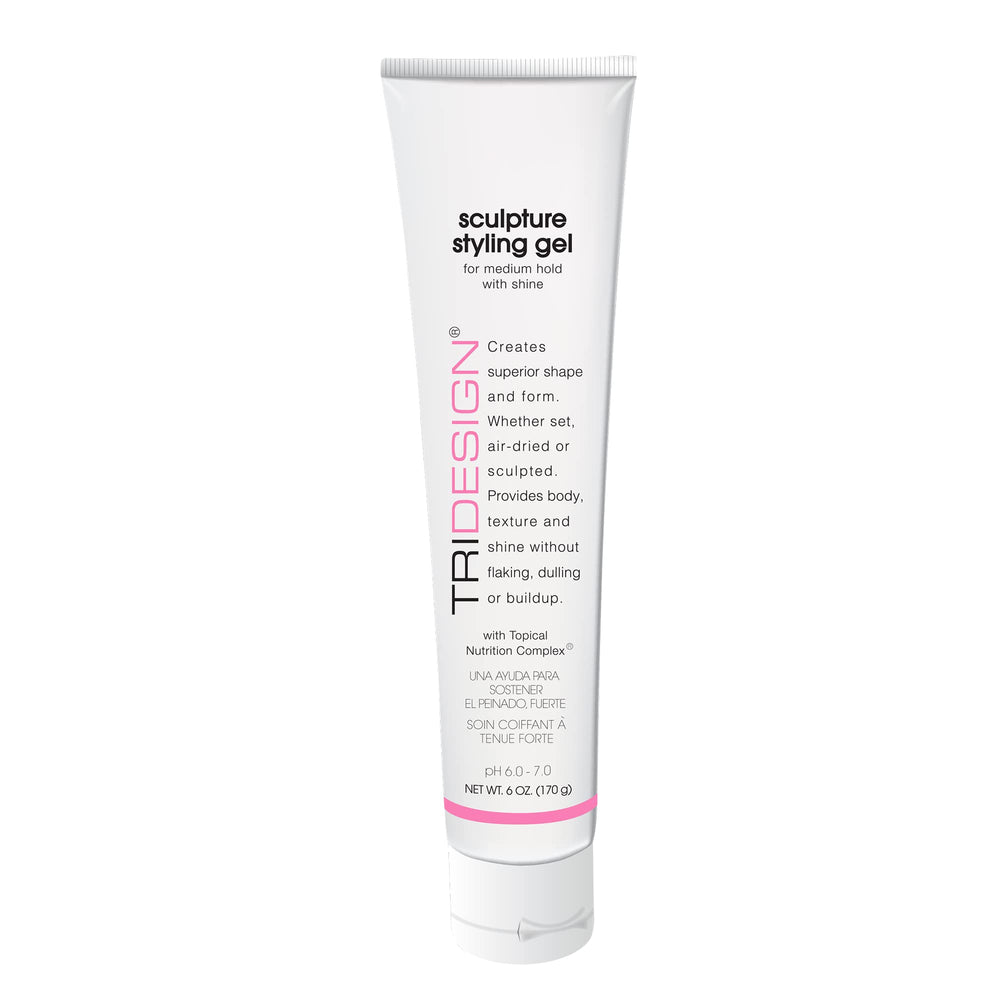 TRIDESIGN Gel Sculptant: tenue forte sur cheveux de tous types, fini naturel.