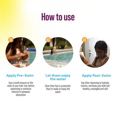 TRIHARD Kids shampooing pré-piscine pour une pré-protection légère.