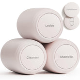Trimcoo bocaux de toilette étanches ultra — protège les liquides en voyage.