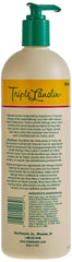 Application rapide de Triple Lanolin Mango Vera sur la peau.