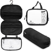TRIPPED Trousse de toilette pendante pour accès rapide et rangement optimisé
