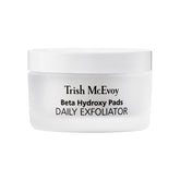 Boîte Trish McEvoy Correct and Brighten Beta Hydroxy Pads, exfoliation douce pour l'éclat