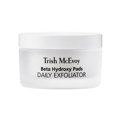 Boîte Trish McEvoy Correct and Brighten Beta Hydroxy Pads, exfoliation douce pour l'éclat