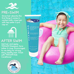 TRISWIM Shampoing-Parfum Fruits: parfum fruité agréable après la baignade.