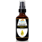 Tropical Holistic Vitamin E oil bottle with dropper for facial hydration