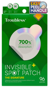 Pansement invisible Troubless pour bouton ultra-fin offrant discrétion et confort.