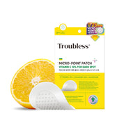 Patch Troubless pour bouton, pose rapide et discrète sur peau propre.