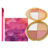 Palette TRTYEF Yeux-Joues 4-en-1 : éclat durable et fusion fluide.