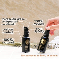 True Moringa huile – application rapide visage pour peau douce