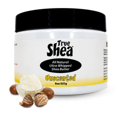 True Shea whipped butter jar with rich texture for deep moisturization