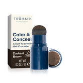 TRUHAIR Color & Conceal cap et éponge pour une application propre