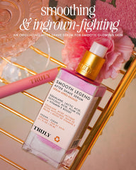 Extrait d’aloe vera dans Truly Smooth Legend pour apaiser la peau.