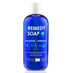 Truremedy Naturals bouteille-douche eucalyptus-rosmarin, rafraîchissante et apaisante pour la peau.