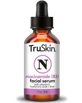 TruSkin B3 Niacinamide Serum pour le visage, flacon : pores réduits et teint unifié.