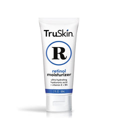 TruSkin Retinol Face Moisturizer cream swirl demonstrates texture and even tone.
