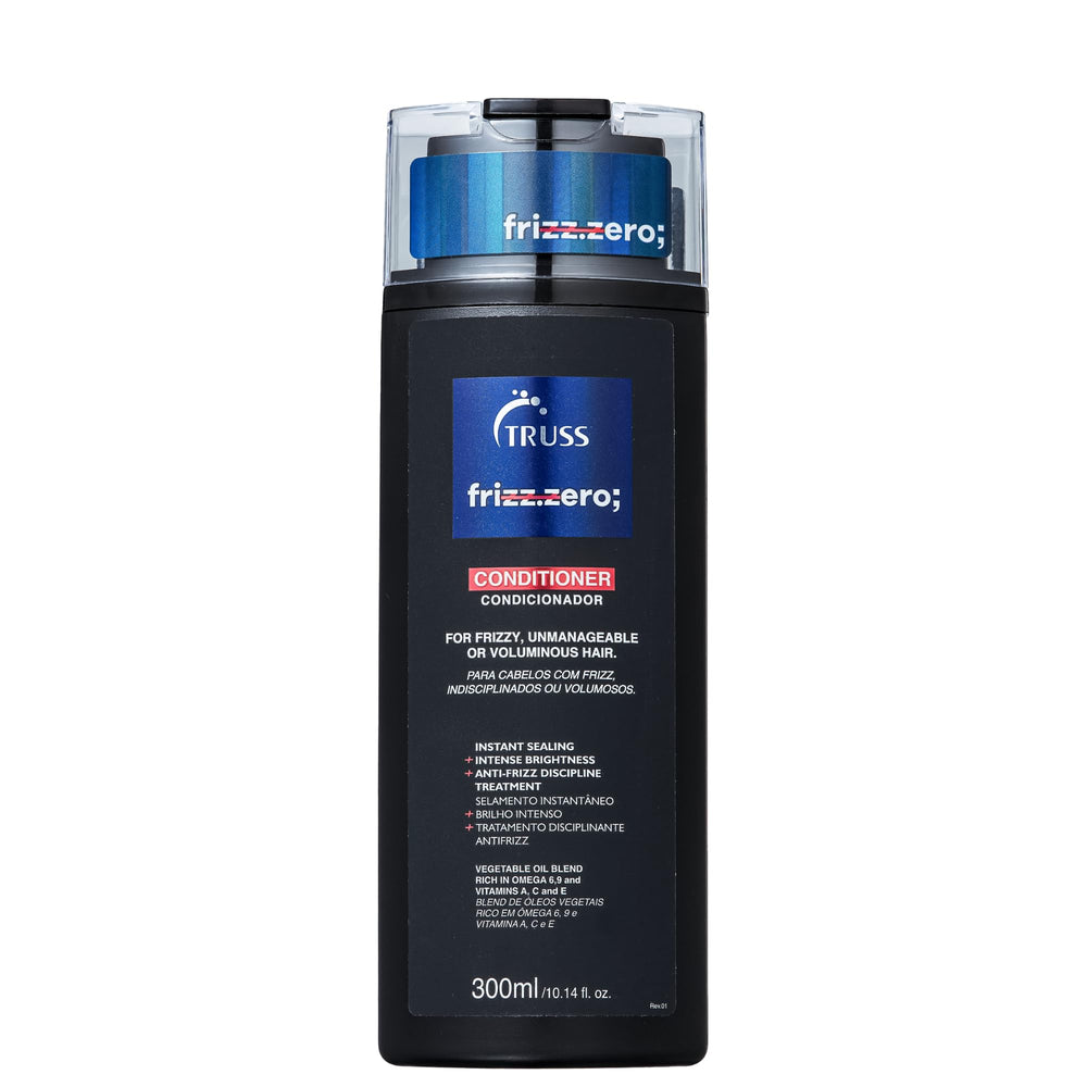TRUSS Frizz Zero: flacon du soin anti-frizz prêt à l’emploi.