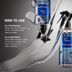 Sceau des cuticules TRUSS Frizz Zero pour un fini lisse et durable.
