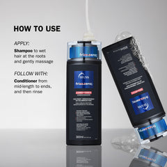TRUSS Frizz Zero Shampoo - Application facile entre les mains.