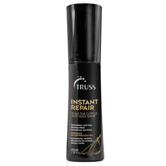 TRUSS Serum Réparation Instantanée — flacon montrant réparation des pointes et brillance durable.