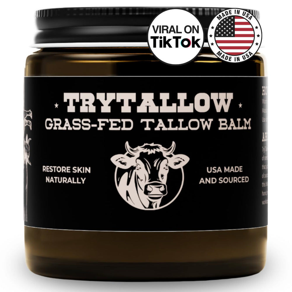 TryTallow baume-tallow-pot: hydratation durable grâce au pot en verre