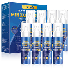 Flacon Trzsfr Minoxidil 5% pour stimulation de la pousse des cheveux.