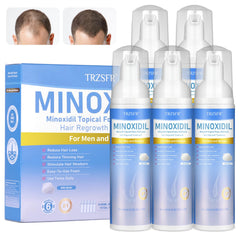 Trzsfr minoxidil 5% pour cheveux et barbe, application pratique.
