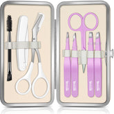 TsMADDTs ensemble 8 en 1 pour sourcils, outil polyvalent pour une mise en forme rapide.