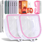 tsmaddts kit dissolvant vernis avec deux bols bain pratique pour les ongles