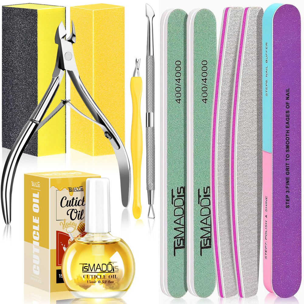 TsMADDTs kit-manucure complet: outils essentiels pour une manucure maison efficace