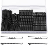 Pinces Bobby TsMADDTs en U noir 2,4 po dans une boîte pratique pour le rangement.