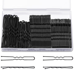 Pinces Bobby TsMADDTs en U noir 2,4 po dans une boîte pratique pour le rangement.