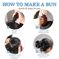 TsMADDTs 20 pinces U noires fixent fermement le chignon.