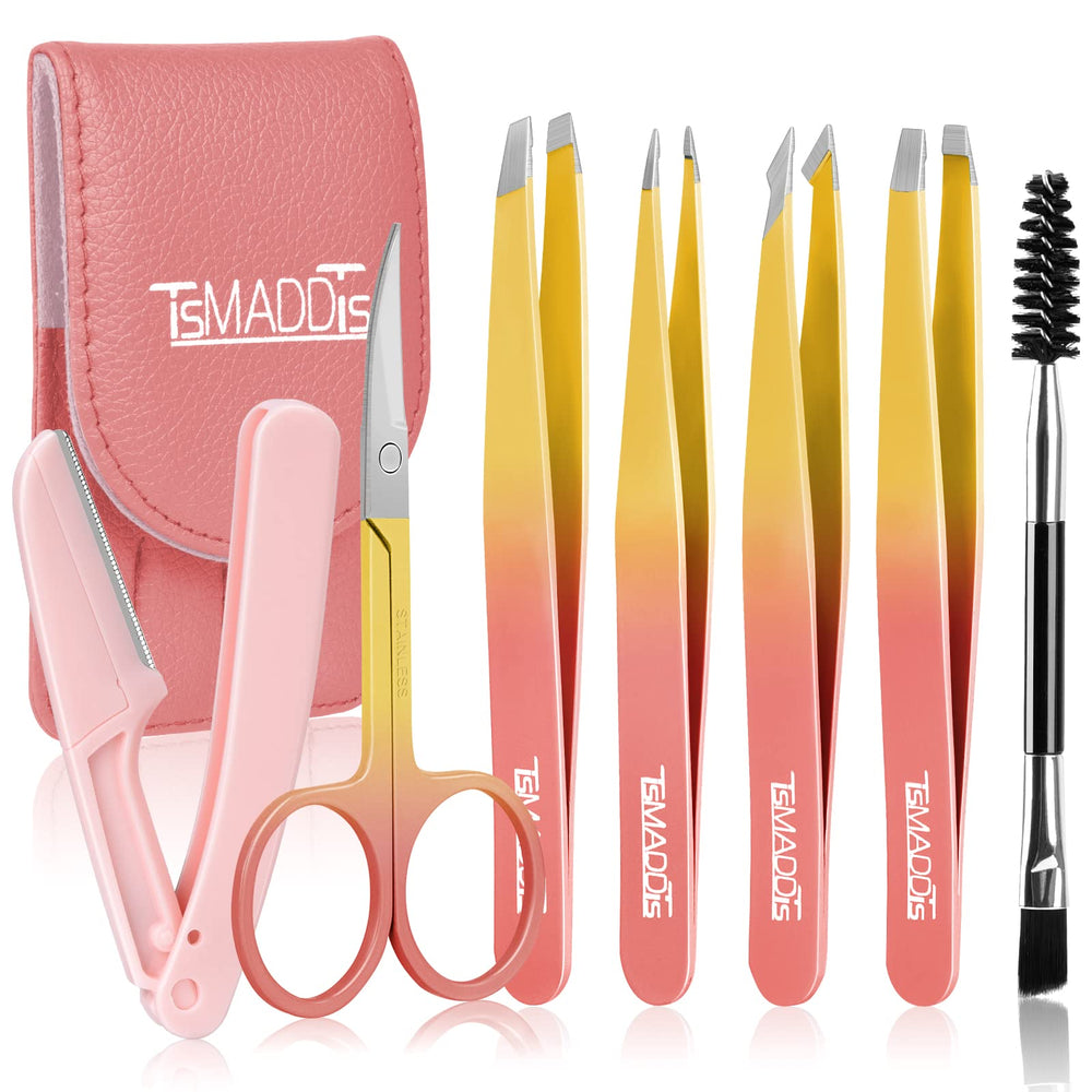 TsMADDTs pinces-sourcils pointues : précision ciblée pour retirer les poils indésirables.