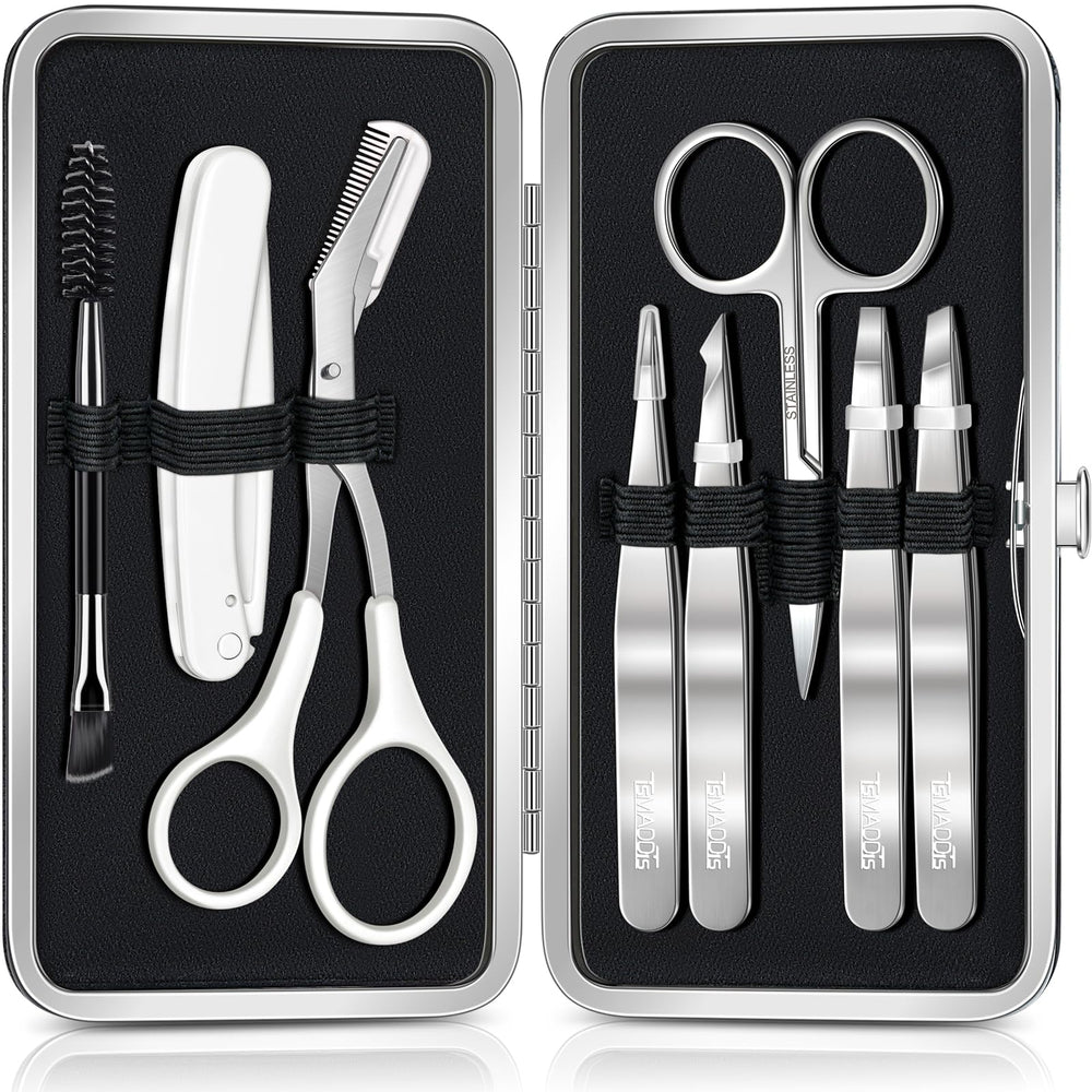 TsMADDTs pinces à sourcils précises pour épilation ciblée.