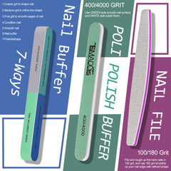 TsMADDTs tampon polissage ongles pour finir la surface avec brillance.