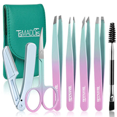 Pinces TsMADDTs à sourcils: pointes fines pour une épilation précise et douce.