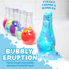 Tub Works Bains Potions lave couleur : éruption pétillante qui ravit les tout-petits.