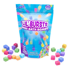 Tub Works Lil' Bursts orange: éclats colorés stimulant l'imagination.