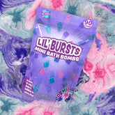 Tub Works Lil' Bursts cosmiques bleu: couleur vive et mousse légère pour le bain des enfants.