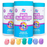 Tub Works tablettes couleur bain rouge — stimulation visuelle et jeu d'apprentissage des couleurs